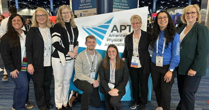 PCOM Georgia DPT program faculty and students at American Physical Therapy Association event