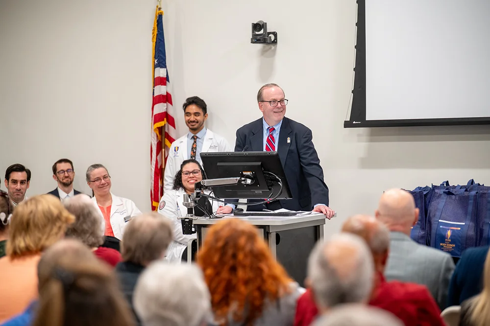 Jeffrey K. Seiple, director of PCOM Anatomical Labs and Services