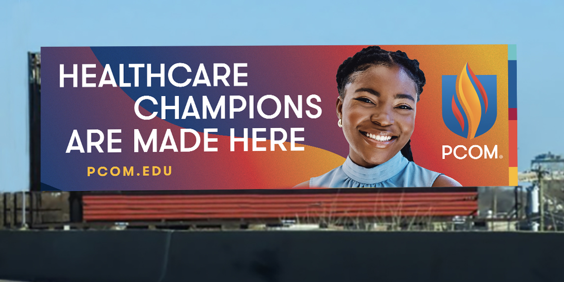 Example of a standard PCOM billboard