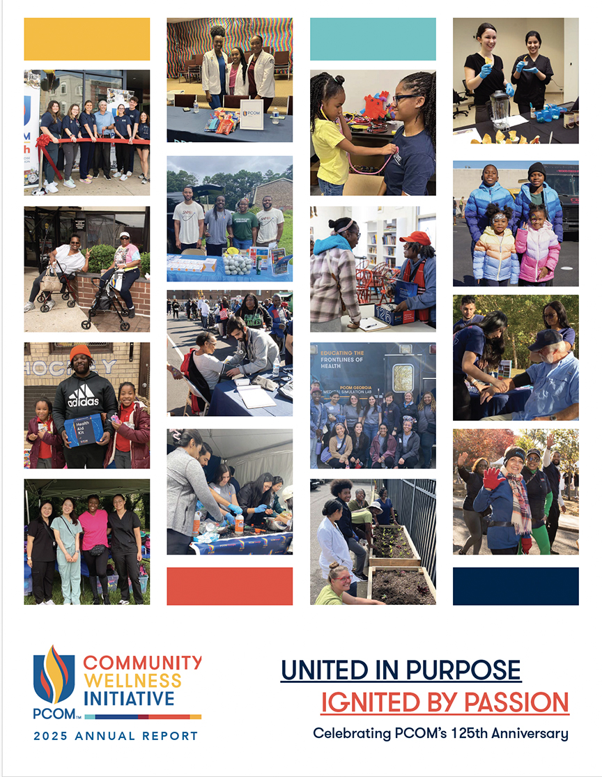 Cover of the Community Wellness Initiative's annual impact report