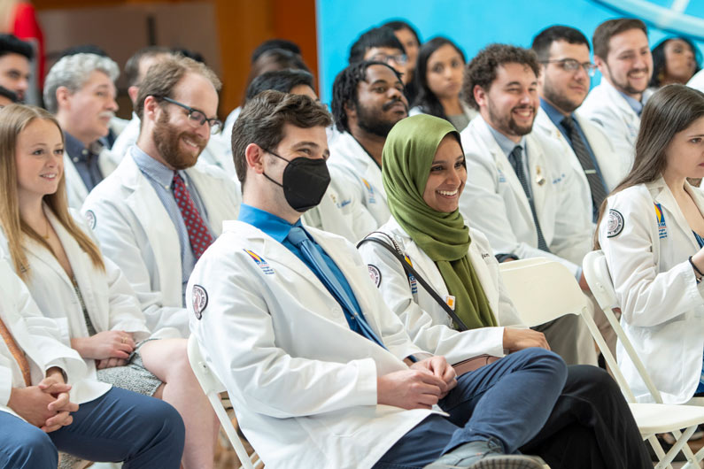 Class of 2024 Celebrates Halfway Mark with Pinning Ceremony