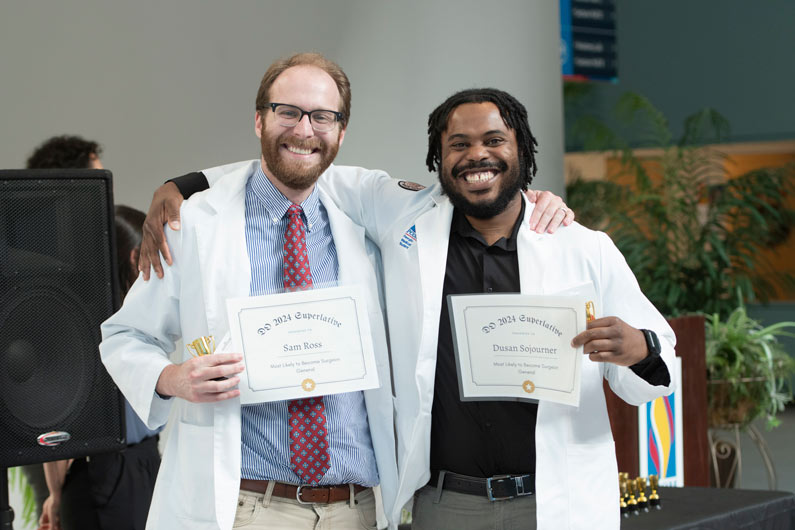 Class of 2024 Celebrates Halfway Mark with Pinning Ceremony